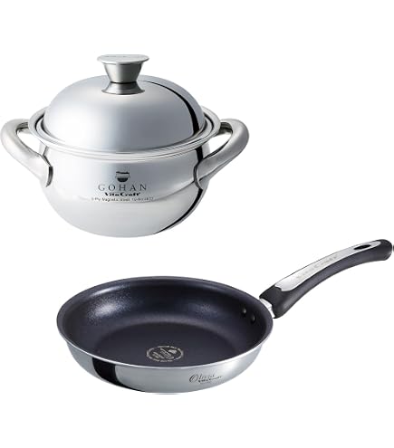 Amazon｜ビタクラフト ごはん鍋 ＋ スーパー鉄 エッグパン セット